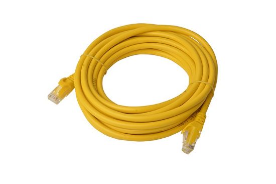 Picture of 8Ware CAT6A Cable 5m - Yellow Color RJ45 Ethernet Network LAN UTP Patch Cord Snagless