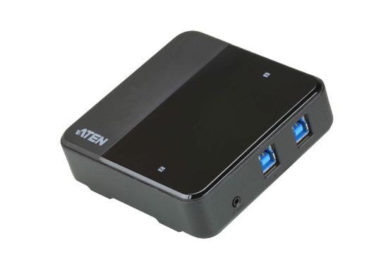 Picture of Aten Peripheral Switch 2x4 USB 3.1 Gen1, 2x PC, 4x USB 3.1 Gen1 Ports, Remote Port Selector, Plug and Play