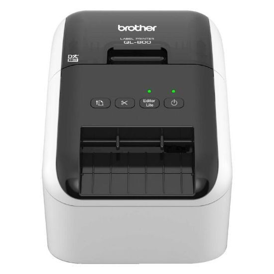 Picture of Brother QL-800 HIGH SPEED PROFESSIONAL PC/MAC LABEL PRINTER / UP TO 62MM WITH BLACK/RED PRINTING (*DK-22251 required)