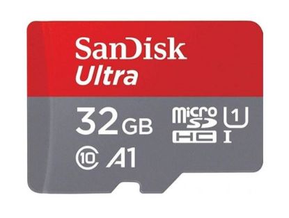 Picture of SanDisk Ultra 32GB microSD SDHC SDXC UHS-I Memory Card 120MB/s Full HD Class 10 Speed Google Play Store App for Android Smartphone Tablet >16GB