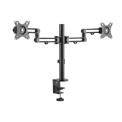 Picture of Brateck Dual Monitor Premium Aluminum Articulating Monitor Arm Fit Most 17'-32' Monitors Up to 8kg per screen VESA 75x75/100x100
