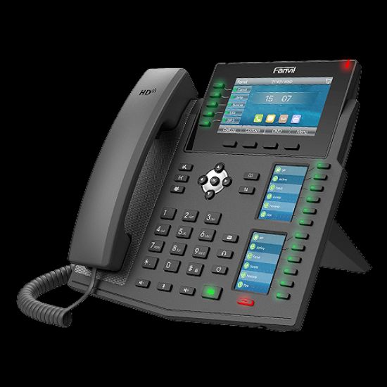 Picture of Fanvil X6U Enterprise IP Phone - 4.3' (Video) Colour Screen, 20 Lines, 60 x DSS Buttons, Dual Gigabit NIC, Built in Bluetooth, *SBC Ready (V2)