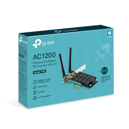 Picture of TP-Link Archer T4E AC1200 Wireless Dual Band PCIe Adapter, 867Mbps @ 5Ghz, 300Mbps @ 2.4Ghz