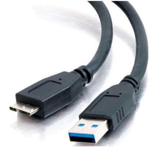 Picture of 8Ware USB 3.0 to Micro USB Cable 1m Type A to Type B Male to Male for Charging or Data Sync Mobile Devices Phone Tablet PDA GPS