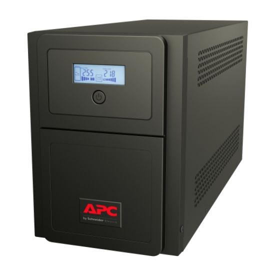 Picture of APC Easy UPS 1 Ph Line Interactive, 750VA, Tower, 230V, 6 IEC C13 outlets, AVR, Intelligent Card Slot + Dry Contact, LCD