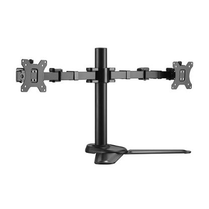 Picture of Brateck Dual Free Standing Monitors Affordable Steel Articulating Monitor Stand Fit Most 17'-32' Monitors Up to 9kg per screen VESA 75x75/100x100