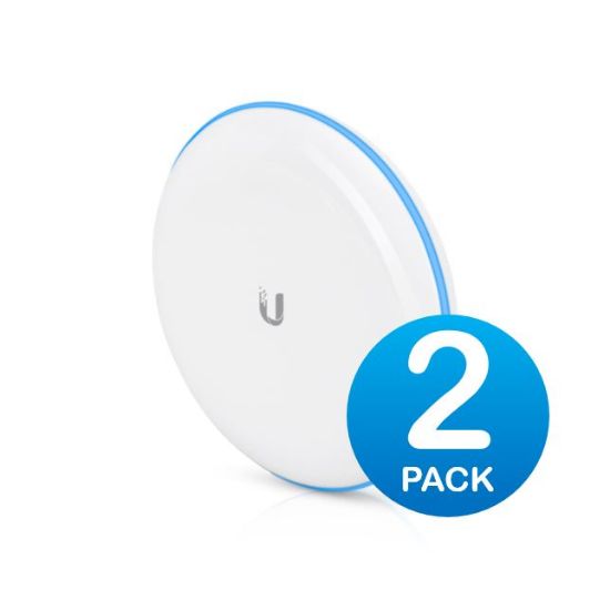Picture of Ubiquiti UniFi Building-to-Building Bridge - 60GHz 1.7Gbps Link  - Complete PtP Link, Built-in LED alignment indicators, Sold as 2 Pack
