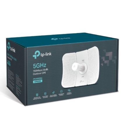 Picture of TP-Link CPE605 5GHz 150Mbps 23dBi Outdoor CPE High-gain Directional Cassegrain Antenna, Qualcomm, 23dBm, 2T2R, 23dBi Directional Antenna, 30+ km, 1 FE