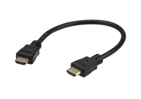 Picture of Aten 0.3m 4K HDMI High Speed Ethernet cable, supports up to 4096 x 2160 @ 60Hz, High quality tinned copper wire with Gold-plated connectors
