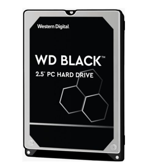 Picture of Western Digital WD Black 500GB 2.5' HDD SATA 6gb/s 7200RPM 64MB Cache SMR Tech for Hi-Res Video Games 5yrs Wty