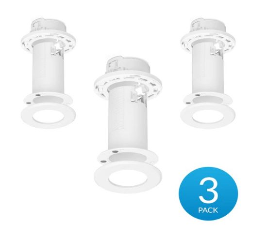 Picture of Ubiquiti Ceiling Mount 3 Pack, Compatible with U6 Mesh& FlexHD, Mounts to a Drop Ceiling Tile, Drywall Ceiling, or Solid Ceiling,