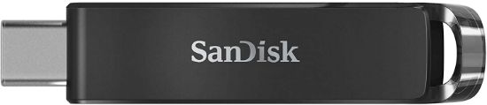 Picture of SanDisk Ultra USB Type-C Flash Drive, CZ460 32GB, USB Type C 3.1, Black, Super-thin Retractable, 5Y