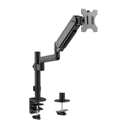 Picture of Brateck Single Monitor Pole-Mounted Gas Spring Monitor Arm Fit Most 17' - 32' Monitor Up to 9Kg Per screen VESA 75x75/100x100