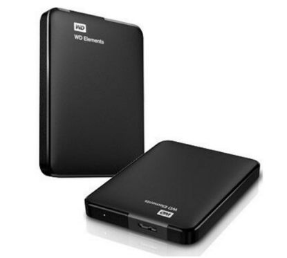 Picture of Western Digital WD Elements 5TB USB 3.0 2.5' Portable External Hard Drive - Slim Light Durable Shock Proof Black Plug & Play NTFS for Windows 10/8.1/7