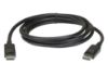 Picture of Aten 2m DisplayPort Cable, supports up to 3840 x 2160 @ 60Hz, 28 AWG copper wire construction for high-definition media connections