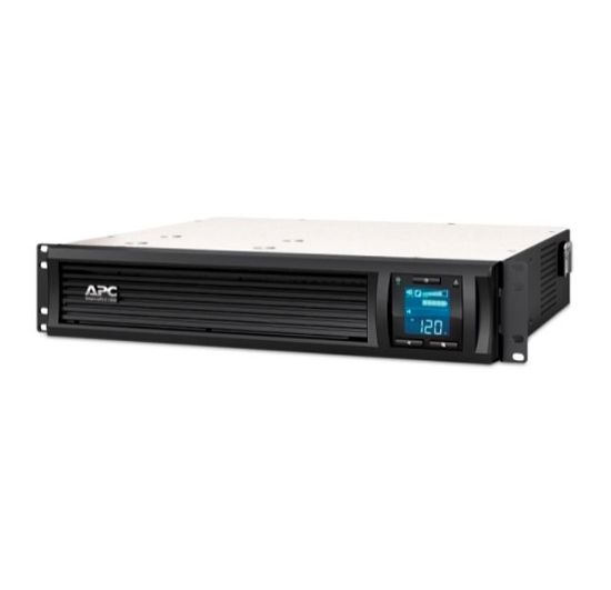 Picture of APC Smart-UPS C 1000VA/600W Line Interactive UPS, 2U Rackmount, 230V/10A Input, 4x IEC C13 Outlets, Lead Acid Battery, SmartConnect Port, Graphic LCD