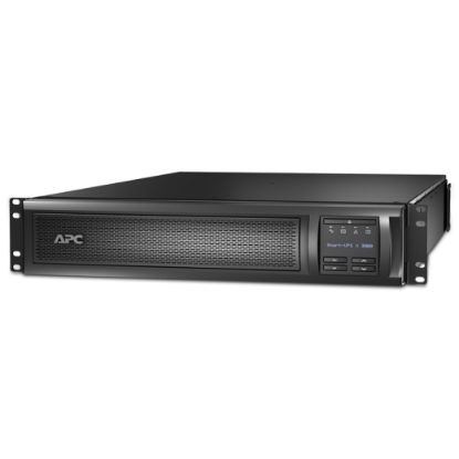 Picture of APC Smart-UPS X 3000VA/2700W Line Interactive UPS, 2U RM/Tower, 230V/16A Input, 1x IEC C19 & 8x IEC C13 Outlets, Lead Acid Battery, W/ Network Card