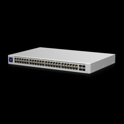 Picture of Ubiquiti UniFi USW-48, 48-port Managed Gigabit Layer2 Switch - 48x Gigabit Ethernet Ports 4x SFP Port Touch Display,