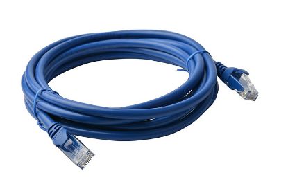 Picture of 8Ware CAT6A Cable 5m - Blue Color RJ45 Ethernet Network LAN UTP Patch Cord Snagless