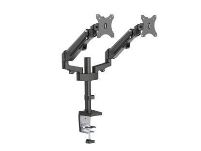 Picture of Brateck Dual Monitors Heavy-Duty Aluminum Gas Spring Monitor Arm Fit Most 17''-32'' Up to 12kg per screen VESA 75x75/100x100