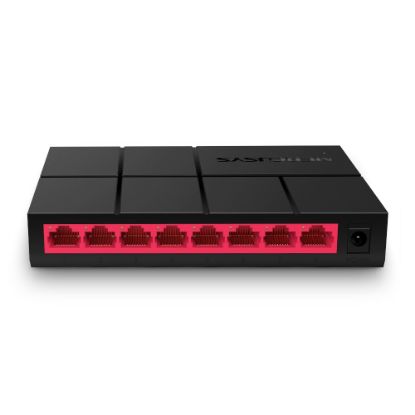 Picture of Mercusys MS108G 8-Port Gigabit Desktop Switch, 8x Gigabit Ports, Compact Design, Plug N Play, Green Ethernet Technology