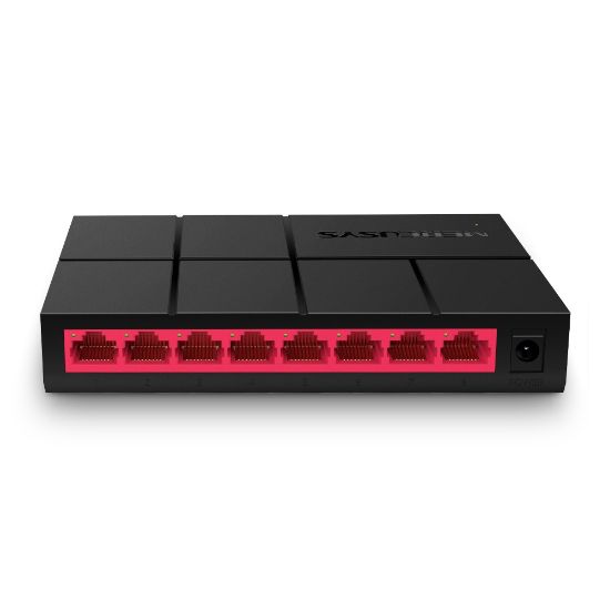 Picture of Mercusys MS108G 8-Port Gigabit Desktop Switch, 8x Gigabit Ports, Compact Design, Plug N Play, Green Ethernet Technology