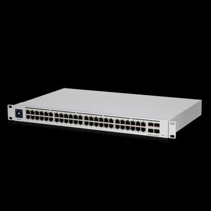 Picture of Ubiquiti UniFi 48-Port Managed Gigabit Layer2 & Layer3 Switch - 48x Gigabit Ethernet Ports, 4x SFP+ Ports - Touch Display - GEN2,