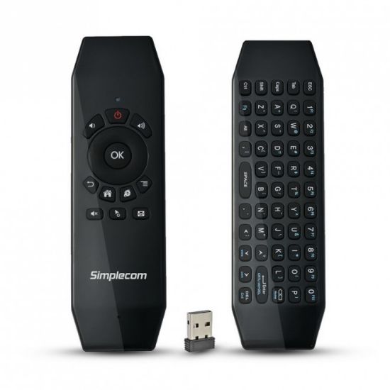 Picture of Simplecom RT150 2.4GHz Wireless Remote Air Mouse Keyboard with IR Learning