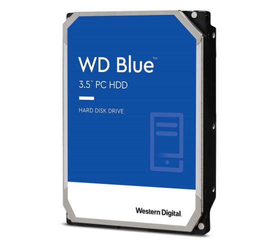 Picture of Western Digital WD Blue 6TB 3.5' HDD, SATA 6Gb/s, ITR 180 MB/s, 5400RPM, 256MB Cache, SMR Tech, 3.5-inchFORM FACTOR, 2yrs Wty
