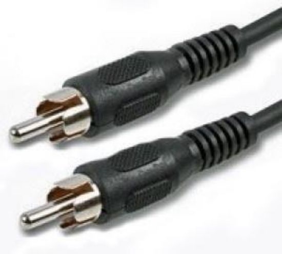 Picture of 8Ware 3.5 Streo Plug RCA Male to Male 1x PCA Plug shielded Vadio Cable for Multi Device 2m Cable