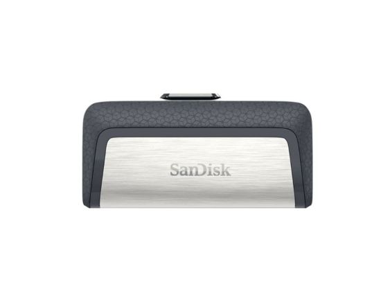 Picture of SanDisk 128GB Ultra Dual Drive Go 2-in-1 USB-C & USB-A Flash Drive Memory Stick 150MB/s USB3.1 Type-C Swivel for Android Smartphones Tablets Macs PCs