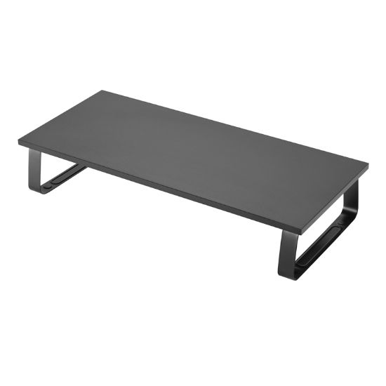 Picture of mbeat® activiva Ergolife Black Monitor Stand Riser Ergonomic design Durable and long lasting stainless steel construct Product Weight:1.6kg