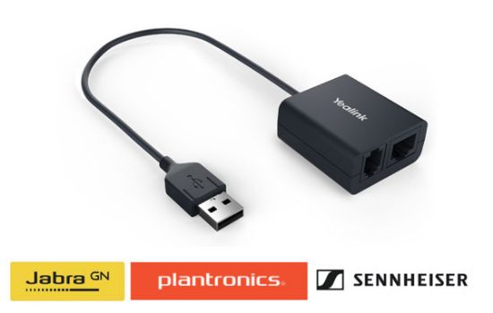 Picture of Yealink EHS40 Wireless Headset Adapter Suits Plantronics/Jabra/Sennheiser Headsets, Suits T43U, T46U, T48U