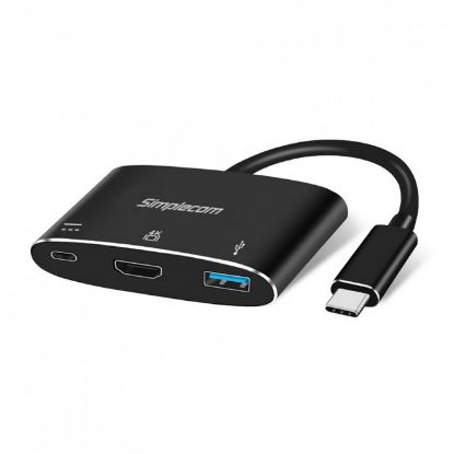 Picture of Simplecom DA310 USB 3.1 Type C to HDMI USB 3.0 Adapter with PD Charging (Support DP Alt Mode and Nintendo Switch)