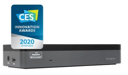 Picture of Targus Universal USB-C Quad 4K Video Docking Station With 100w Power Delivery 4xHDMI 4xDP 4xUSB-A 2xUSB-C GLAN Audio for PC MacBook Chrome Linux