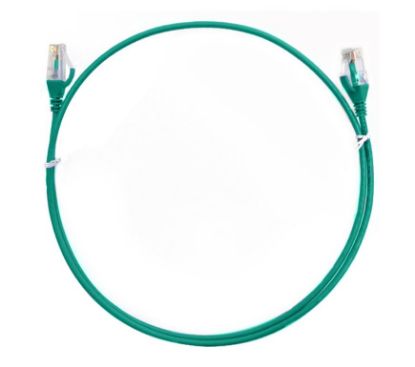 Picture of 8ware CAT6 Ultra Thin Slim Cable 5m / 500cm - Green Color Premium RJ45 Ethernet Network LAN UTP Patch Cord 26AWG for Data