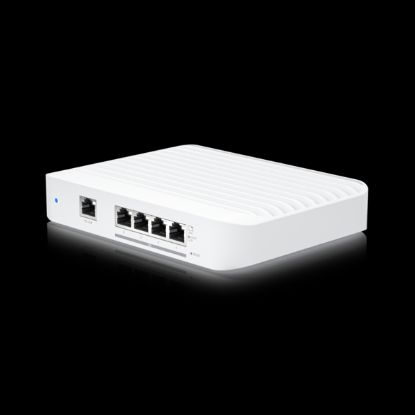 Picture of Ubiquiti UniFi Switch Flex XG - Layer 2 Switch with (4) 10GbE RJ45 Ports and (1) GbE, 802.3at PoE+ RJ45 Input,