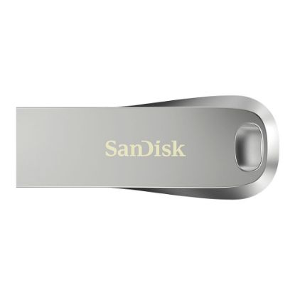 Picture of SanDisk 256GB Ultra Luxe USB3.1 Flash Drive Memory Stick USB Type-A 150MB/s capless sliver 5 Years Limited Warranty