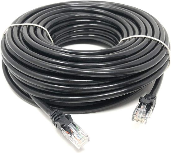 Picture of 8Ware CAT6A Cable 10m - Black Color RJ45 Ethernet Network LAN UTP Patch Cord Snagless