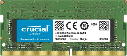 Picture of Crucial 32GB (1x32GB) DDR4 SODIMM 3200MHz CL22 1.2V Dual Ranked Notebook Laptop Memory RAM