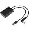 Picture of Targus USB-C USB-A DC Power Demultiplexer Adapter for DOCK180 with Power Delivery Black 3 year WTY