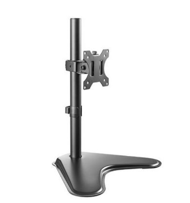 Picture of Brateck Single Free Standing Screen Economical double Joint Articulating Stell Monitor Stand Fit Most 13'-32' Monitor Up to 8 kg VESA 75x75/100x100