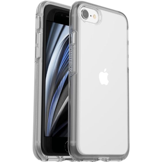 Picture of OtterBox Symmetry Clear Apple iPhone SE (3rd & 2nd Gen) and iPhone 8/7 Case Clear - (77-56719),DROP+ 3X Military Standard,Ultra-Sleek,7 Years Warranty