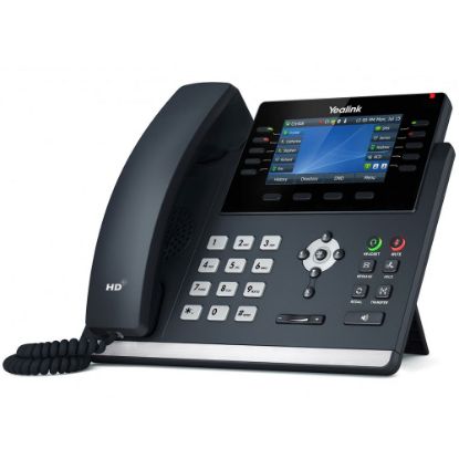 Picture of Yealink T46U 16 Line IP phone, 4.3' 480x272 pixel Colour LCD with backlight, Dual USB Ports, POE Support, Wall Mountable, Dual Gigabit,(T46S)