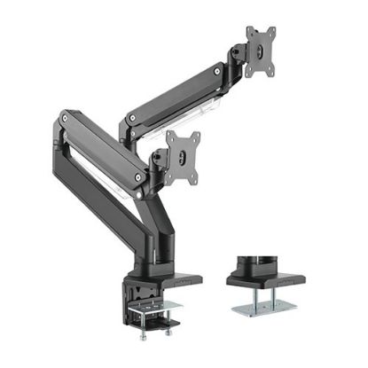 Picture of Brateck Dual Monitors Aluminum Heavy-Duty Gas Spring Monitor Arm Fit Most 17‘-35’ Monitors Up to 15kg per screen VESA 75x75/100x100