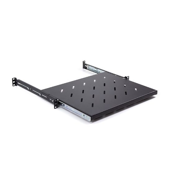 Picture of LDR Sliding 1U Shelf Recommended for 450mm to 600mm Deep Server Racks, Supports rail to rail depth of 365mm to 500mm