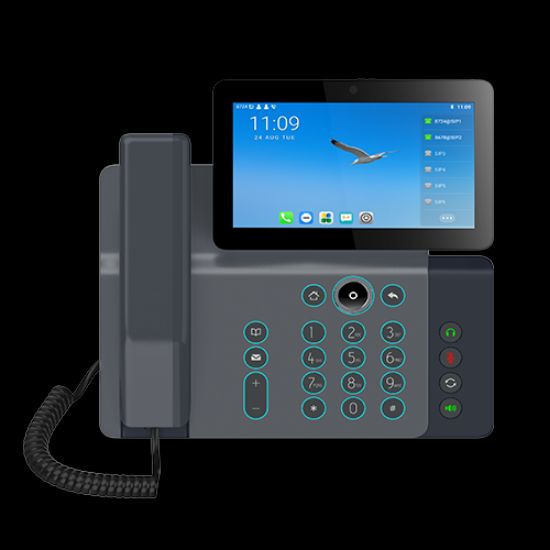 Picture of Fanvil V67 Enterprise IP Phone, 7' Touch Screen, 5mp Camera, Andriod 9.0, Built in Wifi, BT, Wall Mountable, Upto 116 DSS Keys, 20 Lines, 2 Year WTY