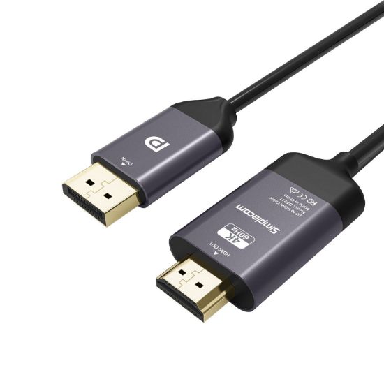 Picture of Simplecom DA211 Active DisplayPort to HDMI 2.0 Cable 2M 4K@60Hz