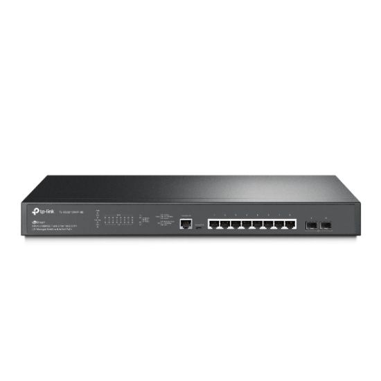 Picture of TP-Link SG3210XHP-M2 JetStream 8-Port 2.5GBASE-T and 2-Port 10GE SFP+ L2+ Managed Switch with 8-Port PoE+ 2xFan Rack Mountable IGMP Snooping,Omada