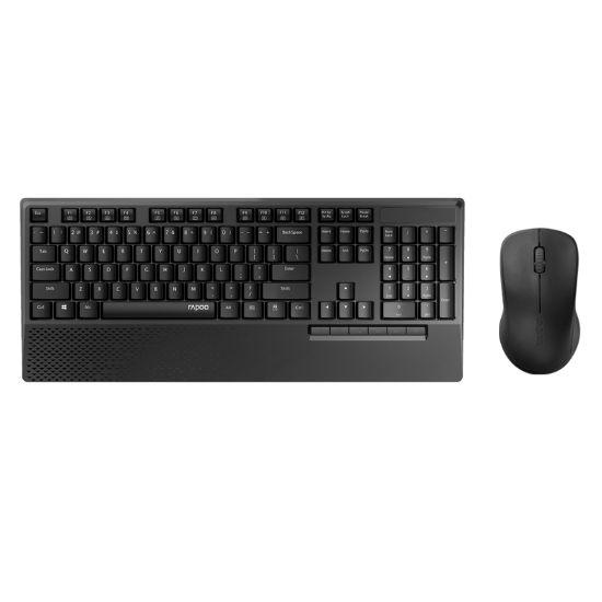 Picture of RAPOO X1960 Wireless Mouse and Keyboard Combo with Palm Res -1000DPI, Wireless 2.4G, 10m Range, Spill Resistant, Plug-and-Play